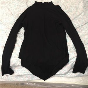 Black bodysuit T shaped